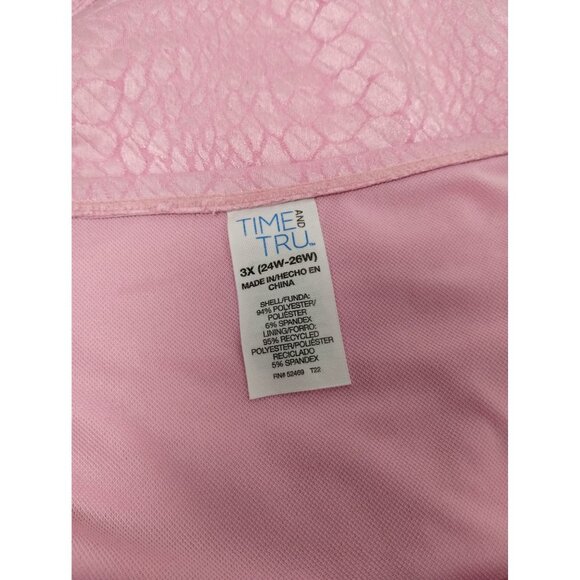 Time and Tru Womes 3XL Strawberry Cream High Waist Embellished Bikini Bottoms - Picture 7 of 7